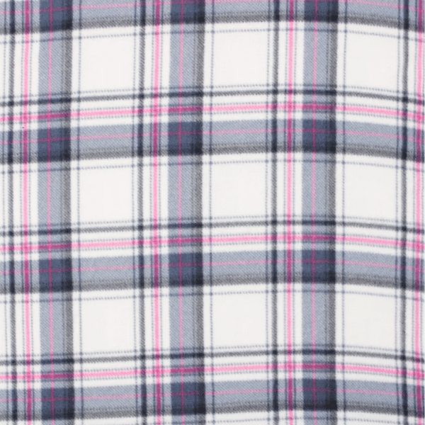 Tecido Soft Xadrez rosa chic