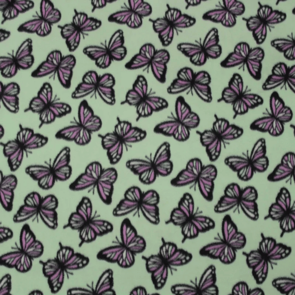 Tecido Soft Borboletas da primavera