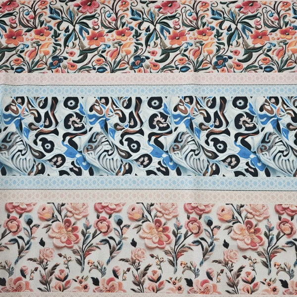 Tricoline Digital Flores e Barcos