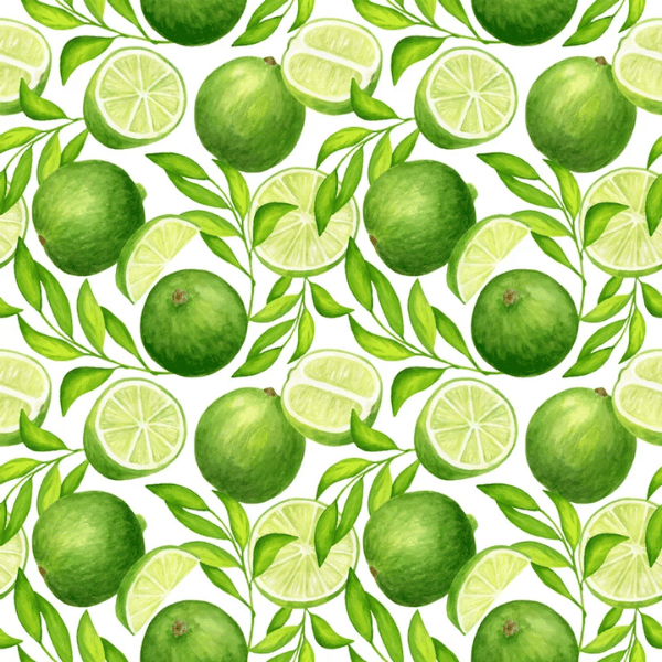 Tricoline Estampado Limão Siciliano Verde