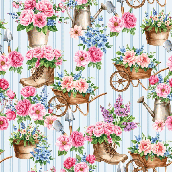 Tricoline Digital Jardim Floral