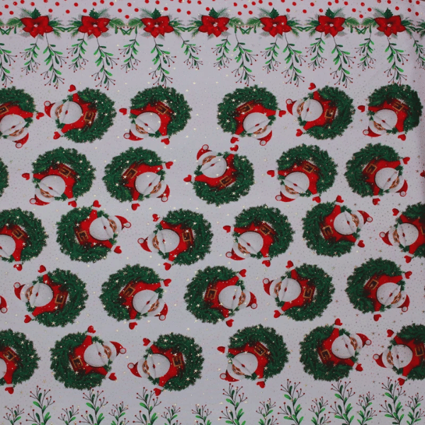 Oxford Estampado Natal Guirlanda Noel