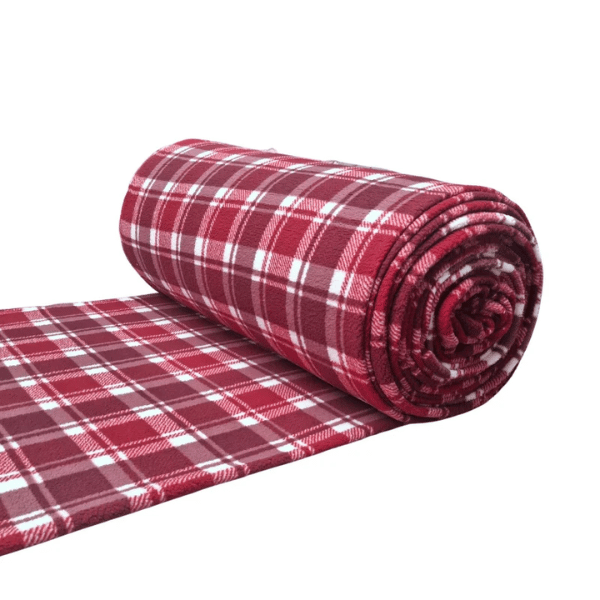 Sherpa Estampado Plush D1 Bordo