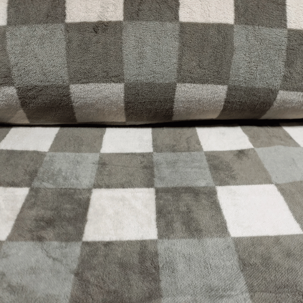 Sherpa Pele Persa Xadrez Felpudo